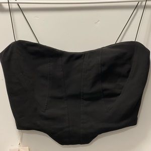 Brand new black crop top